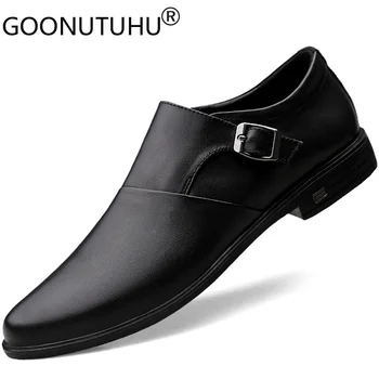 2022 Stil de Moda Pantofi Barbati Casual Piele naturala Mocasini de sex Masculin Clasice Negru Alunecare Pe Pantofi Omul piele de Vacă de Conducere Pantofi Pentru Bărbați