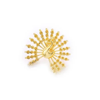 Fabrica de en-Gros de Aur de Culoare Alama Păuni Cercei Stud Cu S925 ARGINTIU PIN Cercei Bijuterii a Face Provizii Diy Accesorii