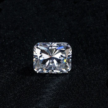 2022 Înaltă calitate sintetice pietre de diamant radiant tăiat oval tăiat de lux taie culoare Alb liber moissanite diamante