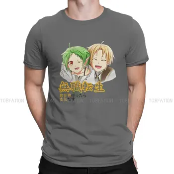 Somaj Reîncarnare Anime Rudeus Mushoku Tensei Tricou Clasic Alternative de Îmbrăcăminte pentru Bărbați Topuri Mari Cotton Crewneck T-Shirt
