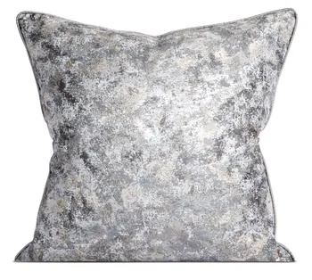 Moda cool grey silver decorative abstracte pernă/almofadas caz 45 50,europene moderne față de pernă acasă decorare